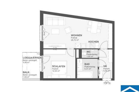 Entspanntes Vorsorgen in Wien: Das Projekt "Bonsai", Wohnung-kauf, 326.300,€, 1220 Wien 22., Donaustadt