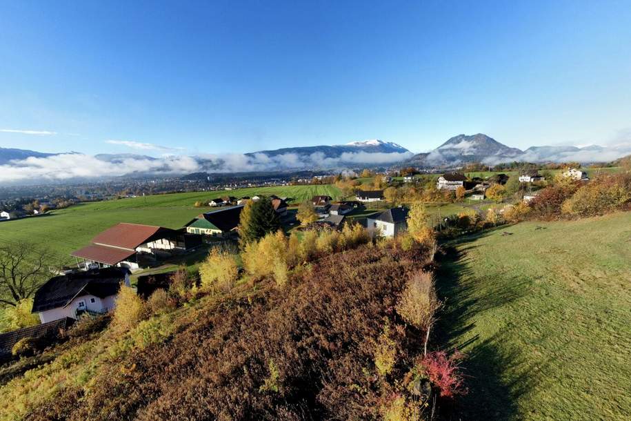 Sonniges Grundstück mit Berg- und Weitblick in Villach / Vassach (Gstk. 1), Grund und Boden-kauf, 349.000,€, 9500 Villach(Stadt)