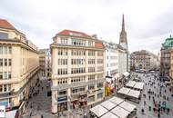 Blick zum Stephansdom: 3-Zimmer-Wohnung mit großem Wohnsalon in Toplage