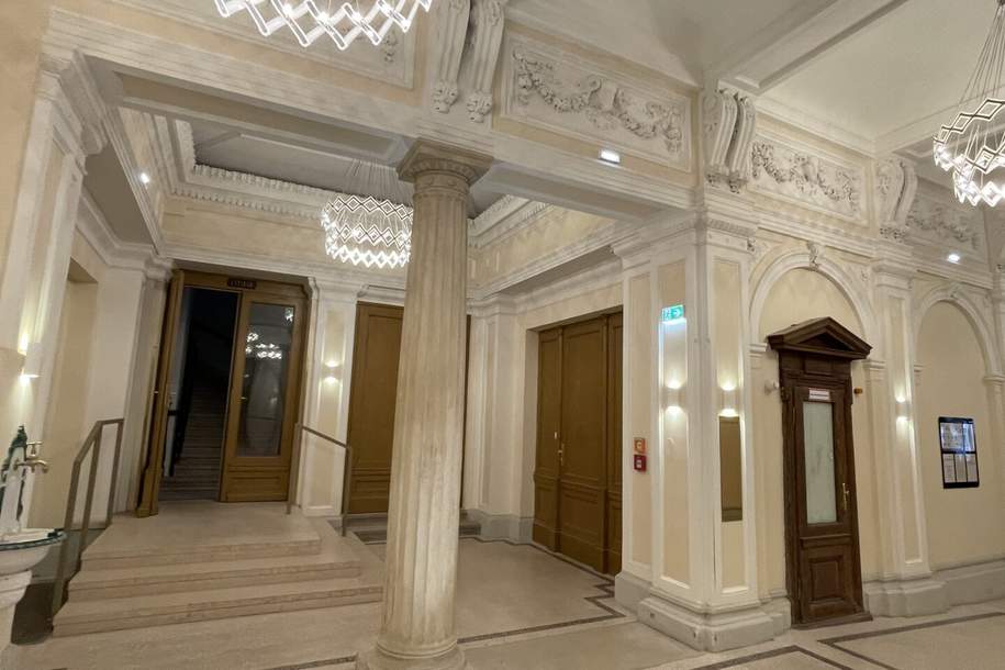 4 Zimmer-Maisonetten-Wohnung mit einer Terrasse und eigenem Studio im Oberbereich mit separatem zusätzlichem Eingang!, Wohnung-miete, 4.555,63,€, 1010 Wien 1., Innere Stadt