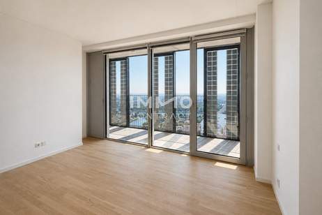 Stadt, Wasser, Weite: DC2 Tower: 46. Etage - Erstbezug, Wohnung-miete, 1.100,00,€, 1220 Wien 22., Donaustadt