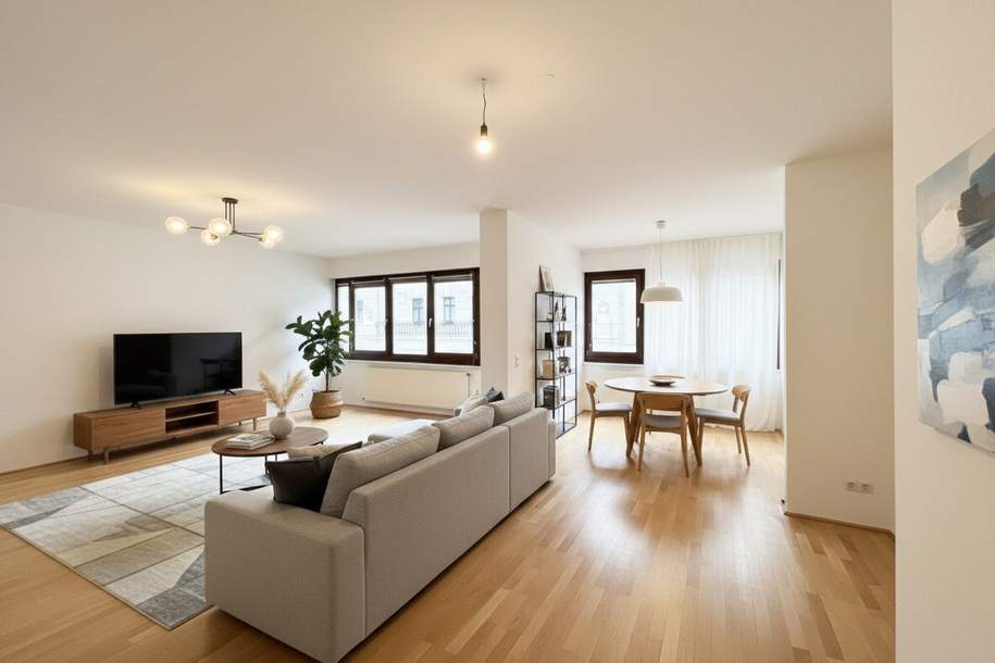 1030! Schöne 4-Zimmer Wohnung mit 2 Bädern und großer Gemeinschaftsterrasse Nähe Stadtpark!, Wohnung-miete, 2.799,99,€, 1030 Wien 3., Landstraße