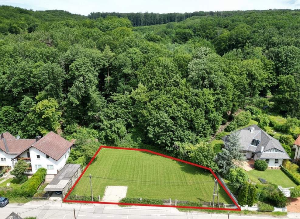 Villenbaugrund (aufgeschlossen!) mit 962 m² in Weidlinger Ruhelage