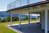 Moderne, Erstbezug-Gartenwohnung mit Traumblick auf den Wörthersee! Touristische Nutzung möglich!