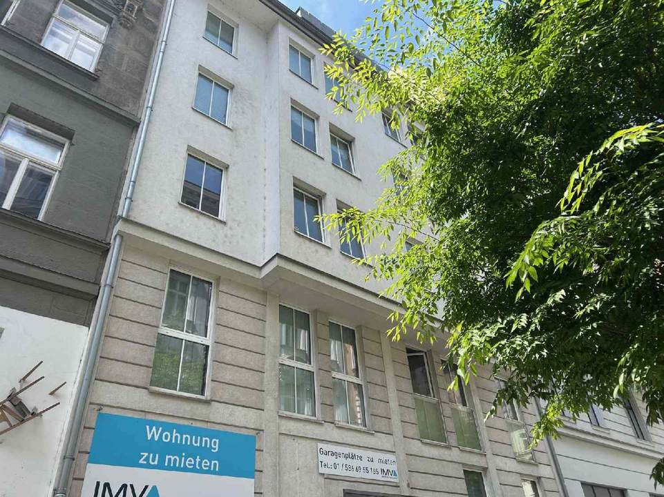 Helle Einraumwohnung mit Gartein Ruhelage - nächst Mariahilfer Straße!