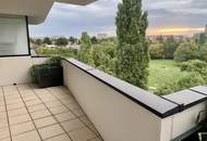 "Panorama Blick über Erholungsgebiet Wienerberg – Biotope City- Zelda Kaplan Weg"