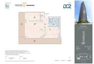 Sunset Corner – Exklusive 3-Zimmer-Eckresidenz im DC2 Tower mit zwei Loggien und Panorama auf Donau, Kahlenberg & Leopoldsberg