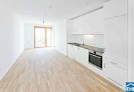 Sonnwendviertel: 1-Zimmer-Wohnung mit Balkon im 3. OG – Fitnessraum, Co-Working &amp; Rooftop-Terrasse inklusive!