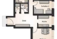 Sonnige 4-Zimmer-Wohnung in zentraler Lage mit Panoramablick