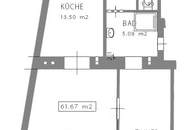 Lichtdurchflutete 65 m² Altbauwohnung in gut angebundener Ruhelage
