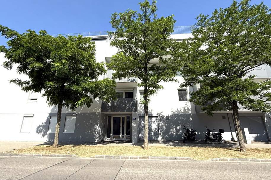 Ab 1.8. frei: Günstige Neubauwohnung mit MEGA-BALKON (11,71m²) nahe Akademiepark, Wohnung-miete, 665,00,€, 2700 Wiener Neustadt(Stadt)