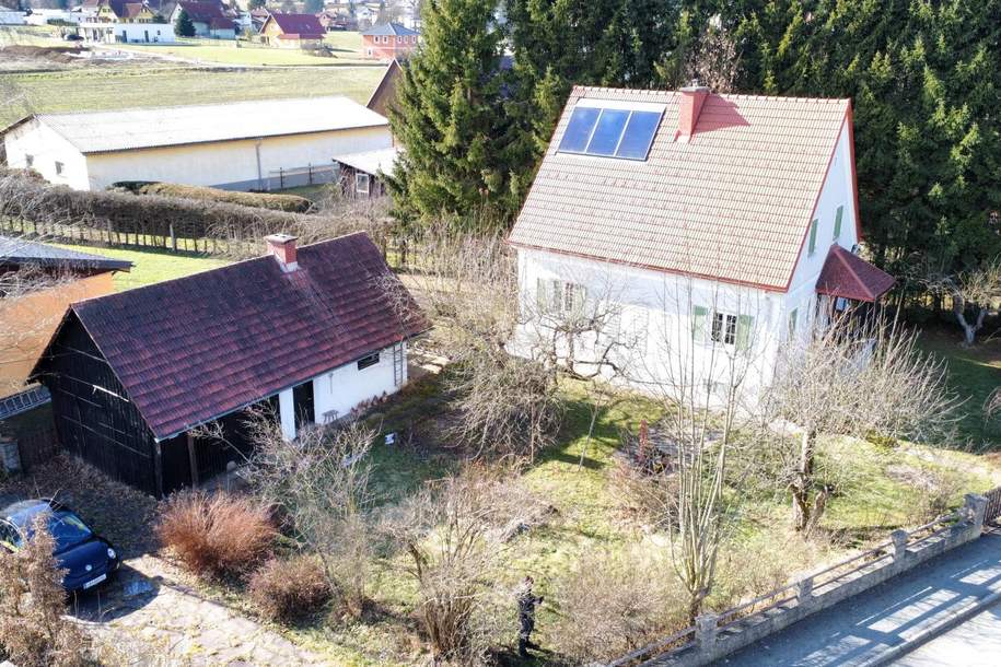 Wohnen am Fuße der Remschniggalm – Saniertes Altbaujuwel mit Sauna und Nebengebäude, Gewerbeobjekt-miete, 1.290,00,€, 8454 Leibnitz