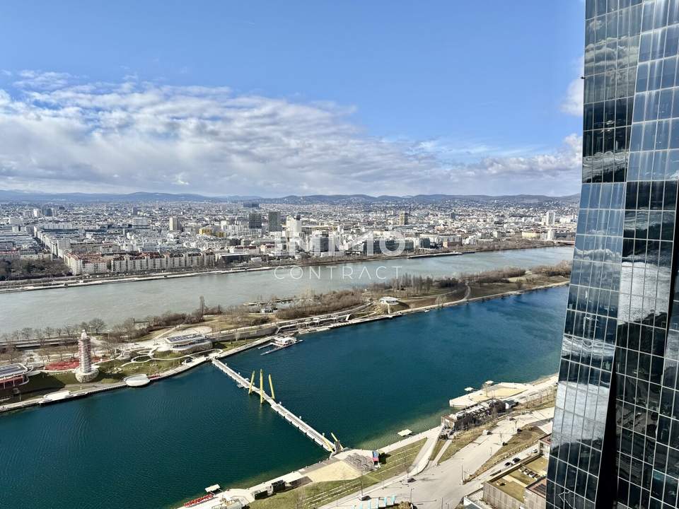 DC2 Sonnenuntergänge über Wien – Studio mit 10 m² Loggia und Panorama-Westlage