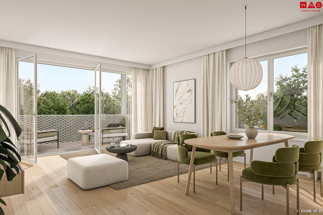 Naturnahes Wohnen in Gunskirchen - geförderte NEUBAU-Mietwohnungen in moderner Hybridbauweise