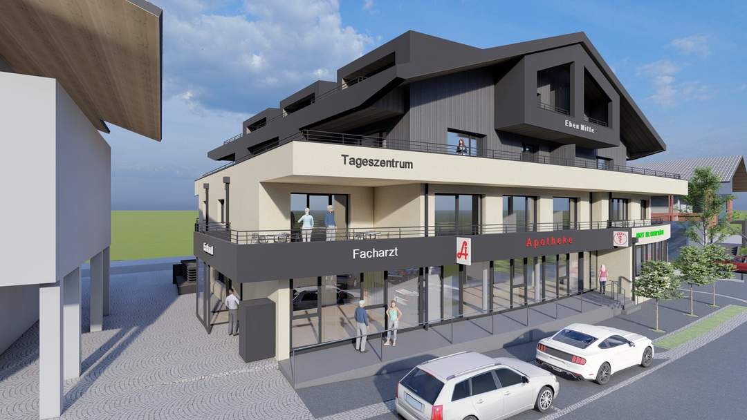 Arzt- und Therapeutenpraxis im Ortzentrum von Eben im Pongau