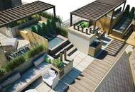 Exklusive Erstbezug-Dachgeschosswohnung mit 55 m² exklusiver Dachterrasse und Weitblick