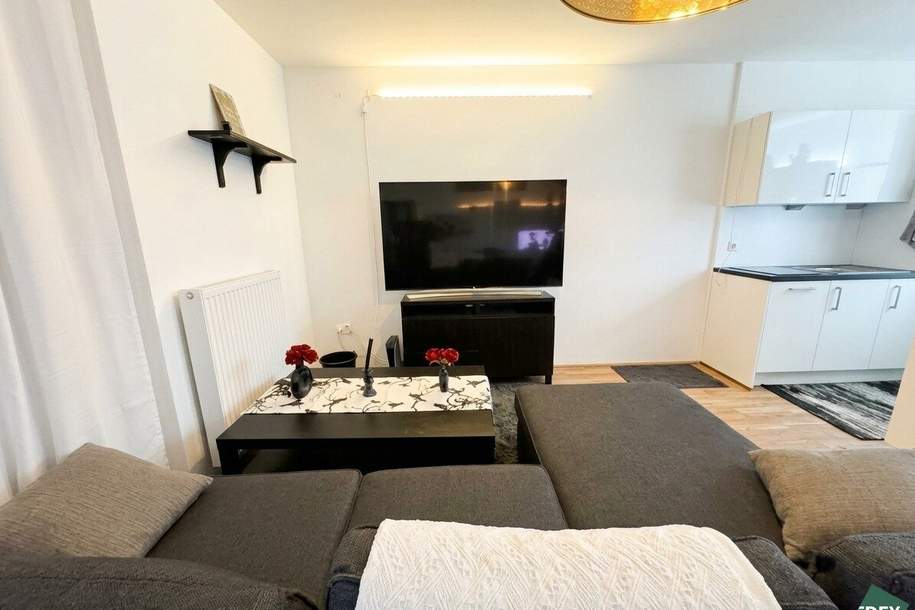 Charmante 2-Zimmer Wohnung mit Garten nahe S-Bahn-Station Jedlersdorf, Wohnung-miete, 1.049,00,€, 1210 Wien 21., Floridsdorf