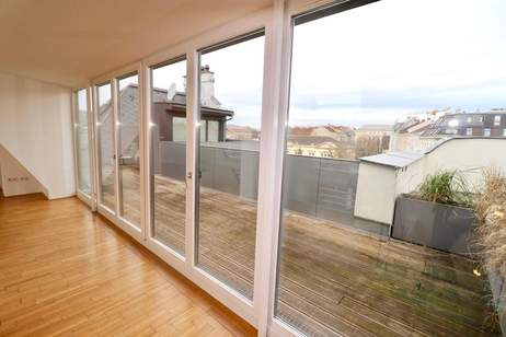 Wohnen über den Dächern Wiens – Dachterrassen-Maisonette mit Charakter (inkl. Heizkosten), Wohnung-miete, 2.267,03,€, 1070 Wien 7., Neubau