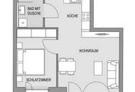 Elegante 2 Zimmer Top Neubauwohnung - Ruhelage mit Waldblick - Top Ausstattung inklusive
