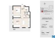 Lichtdurchflutete 2-Zimmer Wohnung mit 21 m² Terrasse und Weitblick