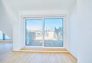 Erstbezug - Atemberaubende Dachterrasse in den Innenhof!