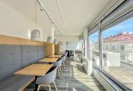 Lichtdurchflutetes DG-Büro mit Terrassen im Botschaftsviertel