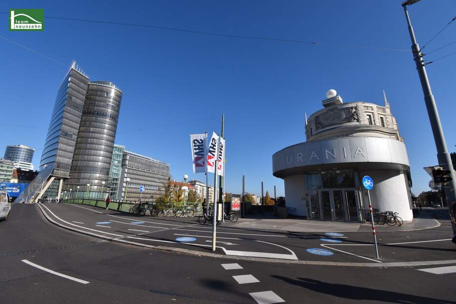 Perfekte Stadtwohnung: direkt bei der Urania mit Donaublick!, Wohnung-miete, 899,00,€, 1030 Wien 3., Landstraße