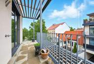 Maisonette mit Dachterrasse, Whirlpool &amp; Panoramablick - Ihr Penthouse-Traum mit Garagenplatz und Massmöbel in Hollabrunn!