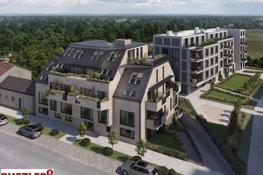 Wohnen beim Wasser - Top 2 Zimmerwohnung mit 2 Balkone in Stammersdorf!, Wohnung-kauf, 304.117,€, 1210 Wien 21., Floridsdorf