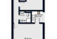 Pradl: Sanierungsbedürftige 2-Zimmer-Wohnung