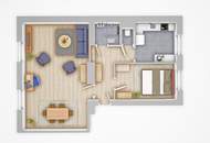 Stilvoll Wohnen in Grünruhelage: Sanierte 2-Zimmer-Wohnung im 19. Bezirk