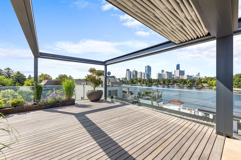 WIENER SKYLINE! Exklusives Penthouse an der oberen Alten Donau!