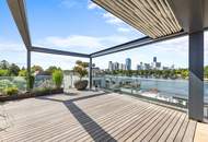 WIENER SKYLINE! Exklusives Penthouse an der oberen Alten Donau!