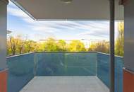 Argentinierstraße - repräsentativer 2 Zimmer Neubau mit Loggia und ca. 8.000m2 großen Park