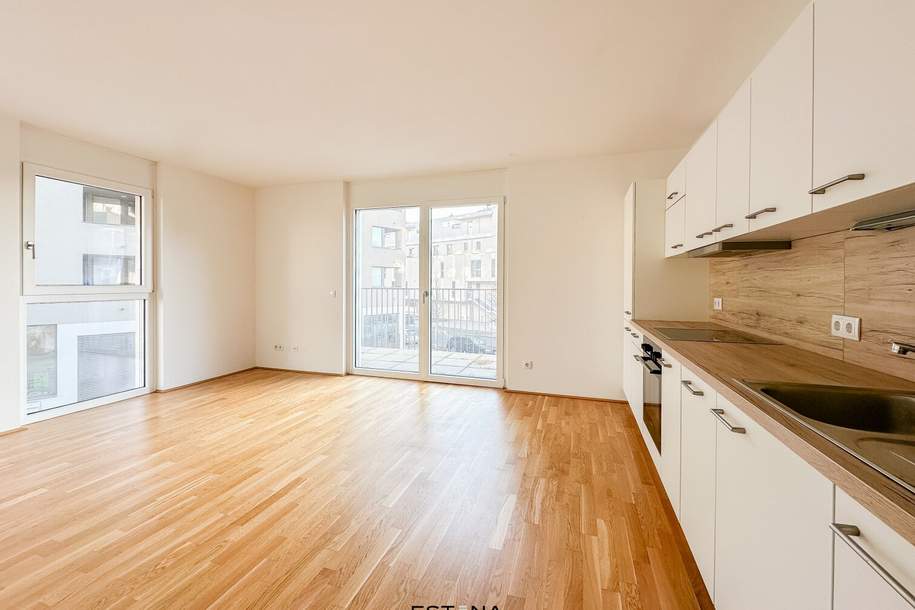 helle zwei Zimmerwohnung mit Balkon - Donaustadt, Wohnung-miete, 949,00,€, 1220 Wien 22., Donaustadt