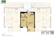 Lichtdurchflutete 2-Zimmer-Wohnung mit Loggia