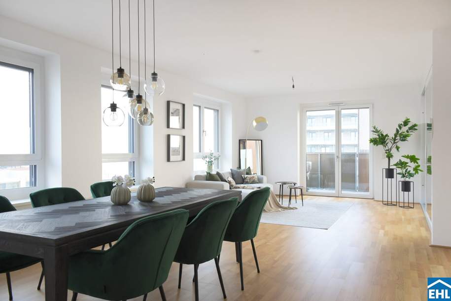 Skyline-Feeling im 34. Stock des Q-Tower mit Südost-Ausrichtung, Wohnung-kauf, 950.000,€, 1030 Wien 3., Landstraße