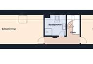 Zweistöckige Dachgeschosswohnung mit 5 Zimmern