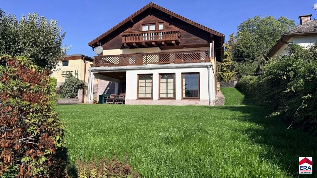Großzügiges 4-Zimmer-Einfamilienhaus mit Terrasse und Garage in Ruhelage von Neulengbach mit Fernsicht!