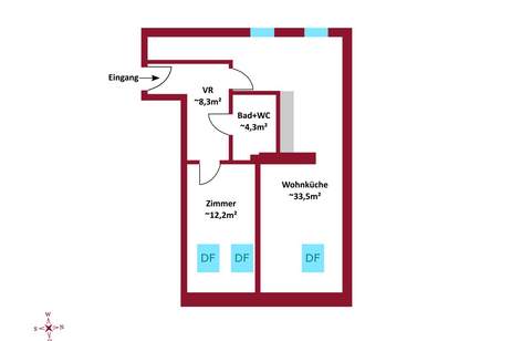 U1 Nähe - Lift - Zusammenlegung von Wohnungen möglich- Kurzzeitvermietung, Wohnung-kauf, 285.000,€, 1100 Wien 10., Favoriten