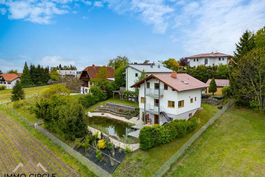 Schöckl-Blick Residenz: 2 Traumhäuser mit Schwimmteich in Sankt Radegund - ideal für 2 Familien!, Haus-kauf, 760.000,€, 8061 Graz-Umgebung