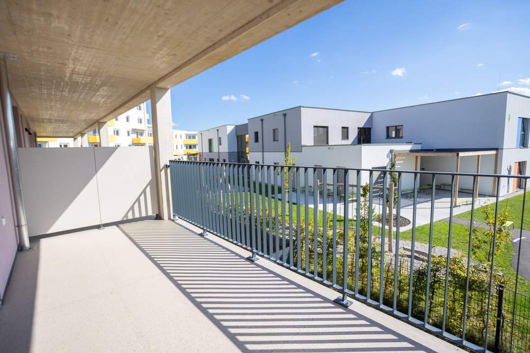 Exklusive 4-Zimmer-Erstbezugswohnung mit Balkon im „ein viertel grün“