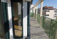 UNBEFRISTET! Erstklassiges Penthouse mit Palais-Blick und 50 m² Terrasse beim Liechtensteinpark - MIETZINSVORAUSZAHLUNG!