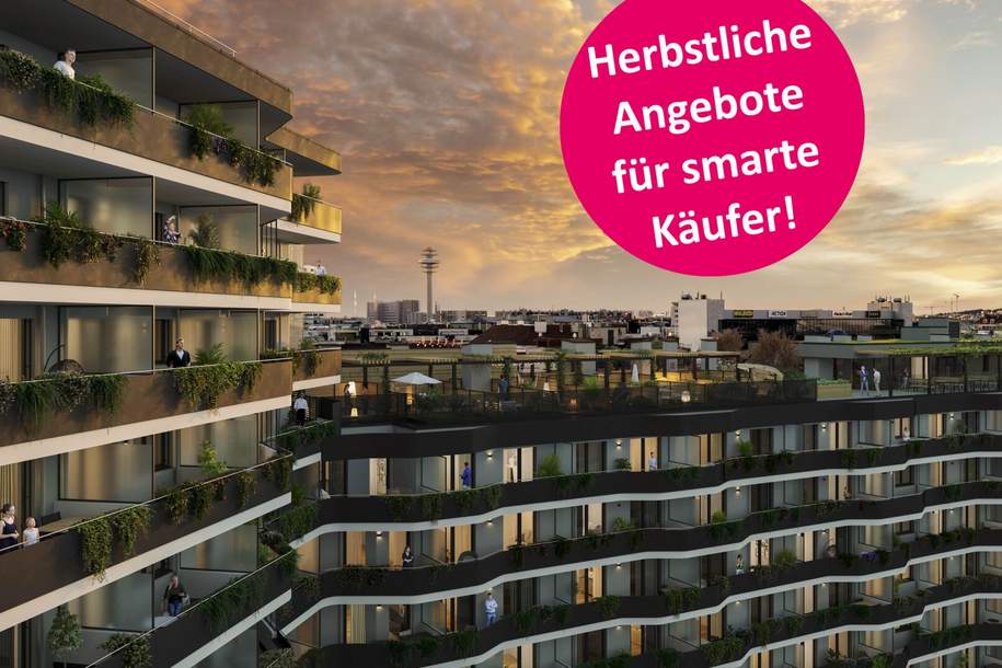 Willkommen im DECKZEHN: Einzigartige Wohnungen mit beeindruckender Aussicht, Wohnung-kauf, 261.900,€, 1100 Wien 10., Favoriten