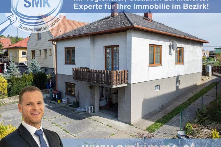 Gepflegtes Einfamilienhaus in ruhiger Stadtrandlage!, Haus-kauf, 276.000,€, 2020 Hollabrunn