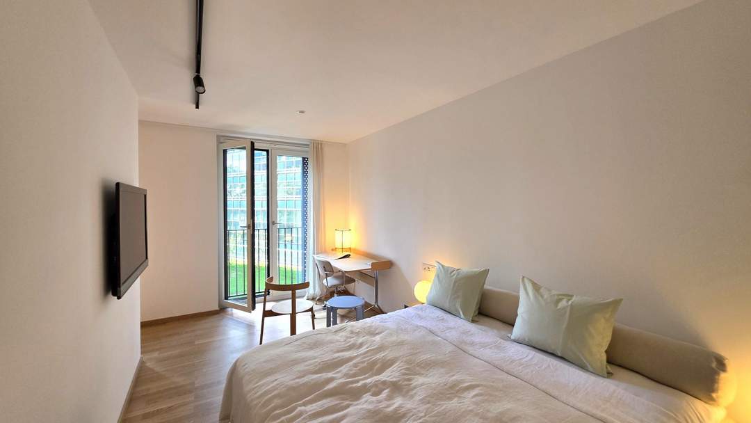 DC FLATS – 17.OG: 3 Zimmer + Terrasse, hochwertig leben im Herzen der Skyline!