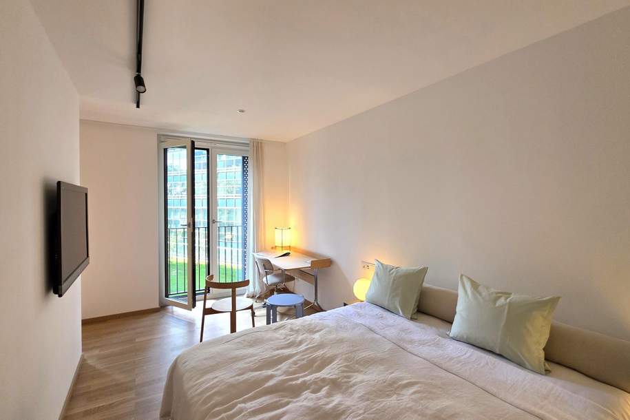 DC FLATS – 17.OG: 3 Zimmer + Terrasse, hochwertig leben im Herzen der Skyline!, Wohnung-miete, 2.245,00,€, 1220 Wien 22., Donaustadt