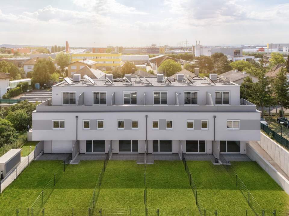 Niedrigenergie-Reihenhaus | mit Keller, Eigengarten, Dachterrasse & Garagenplatz - Provisionsfrei & direkt vom Bauträger!