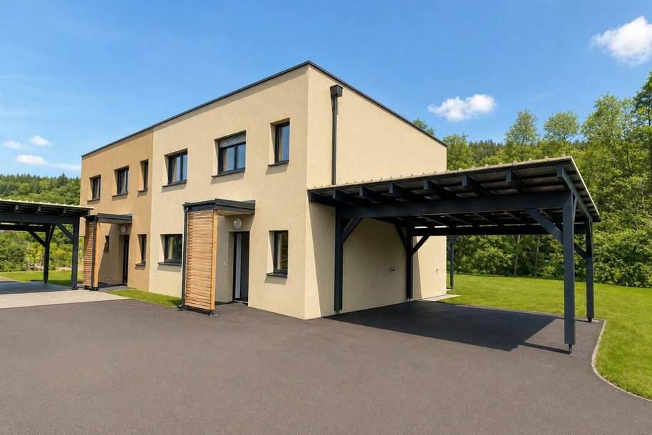 Modernes Doppelhaus nahe Graz – Garten, Keller &amp; schneller Baustart sichern!, Haus-kauf, 419.000,€, 8151 Graz-Umgebung