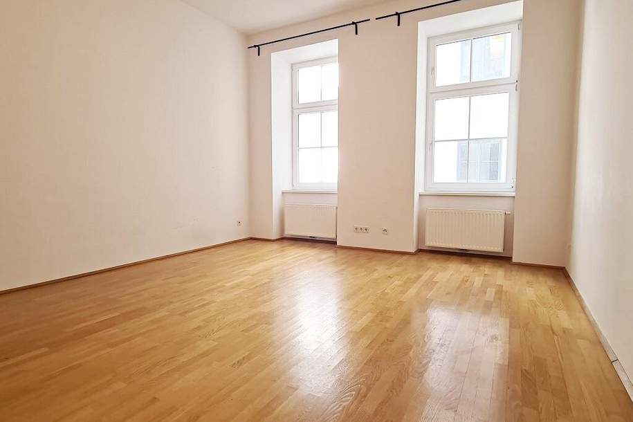 ZIEGLERGASSE bei FUZO Mariahilfer Straße, 50 m2 Altbau, Einzelwohnraum, Extraküche, Wannenbad, Ruhelage, 1. Liftgeschoß, Wohnung-miete, 899,00,€, 1070 Wien 7., Neubau